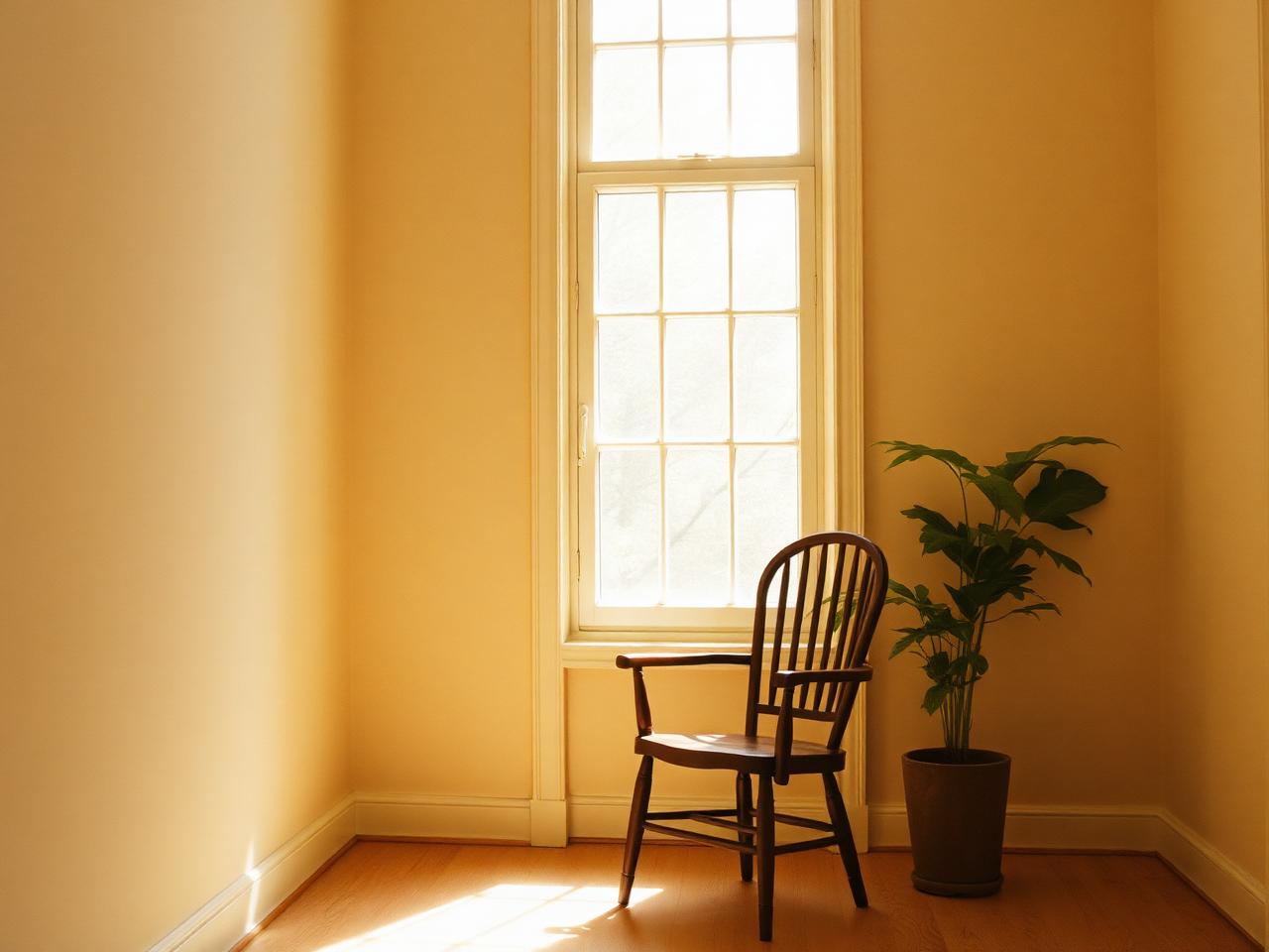 Quiet sunlit room
